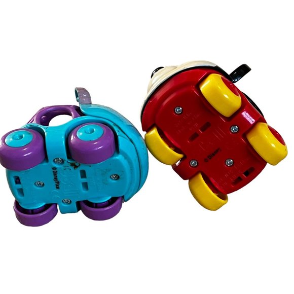 Disney Oball Mickey Mouse & Monster's Sully Set Go Grippers Baby Cars Toys - Picture 2 of 4